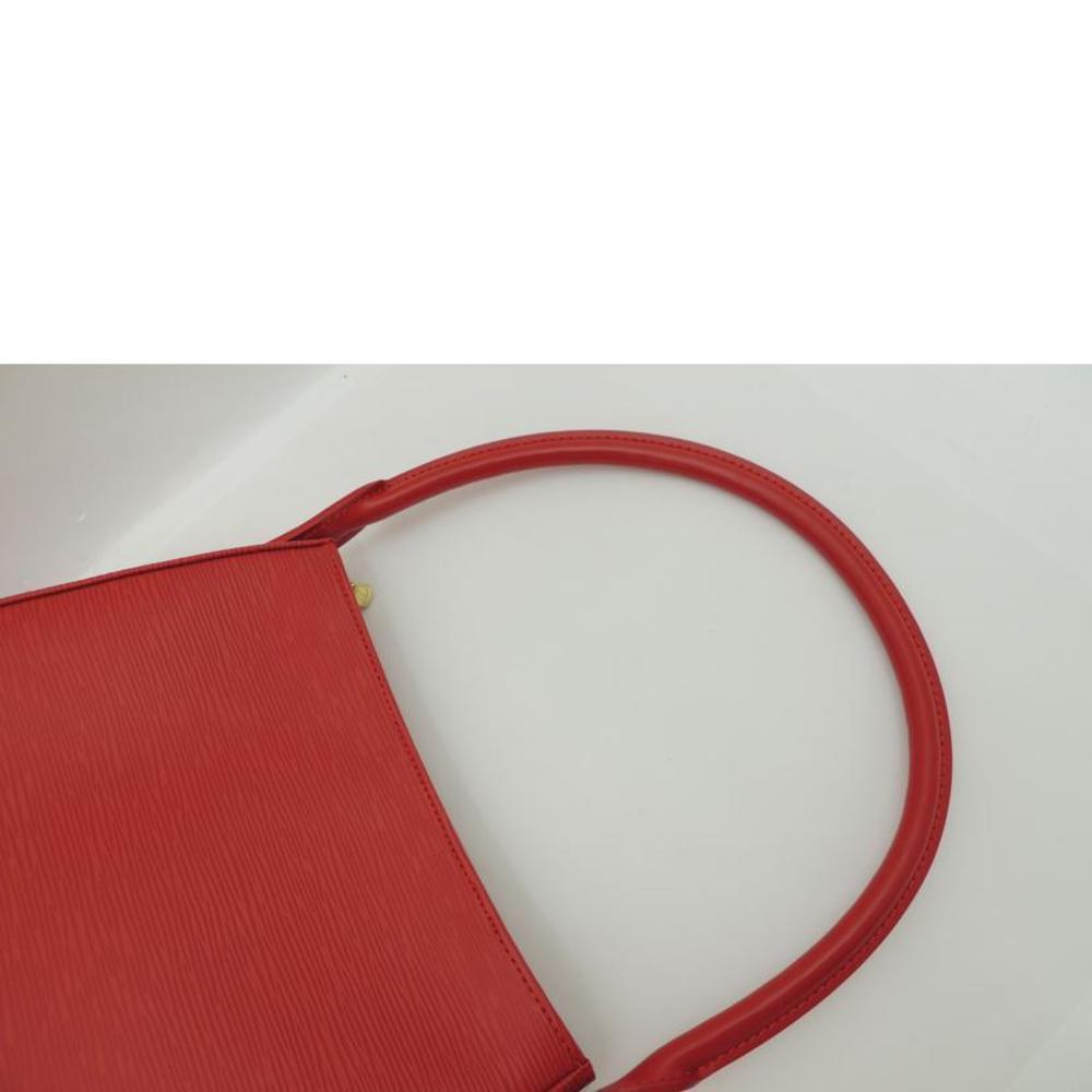 Louis Vuitton Epi Red Bag MM Leather Castilian Looping - Picture 5 of 6